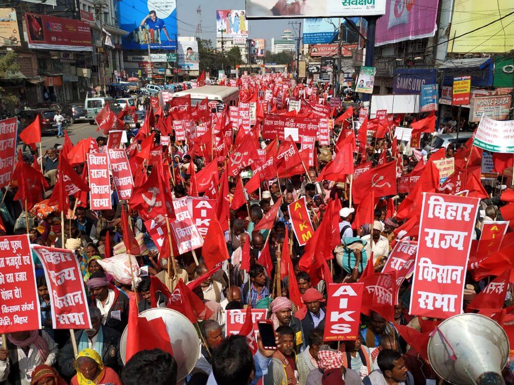kisan rally in Patna on 18 Feb 2019