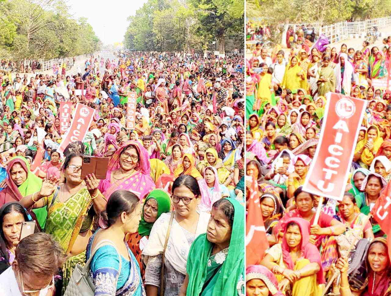 Mid-day Meal Workers’ Protest in Odisha
