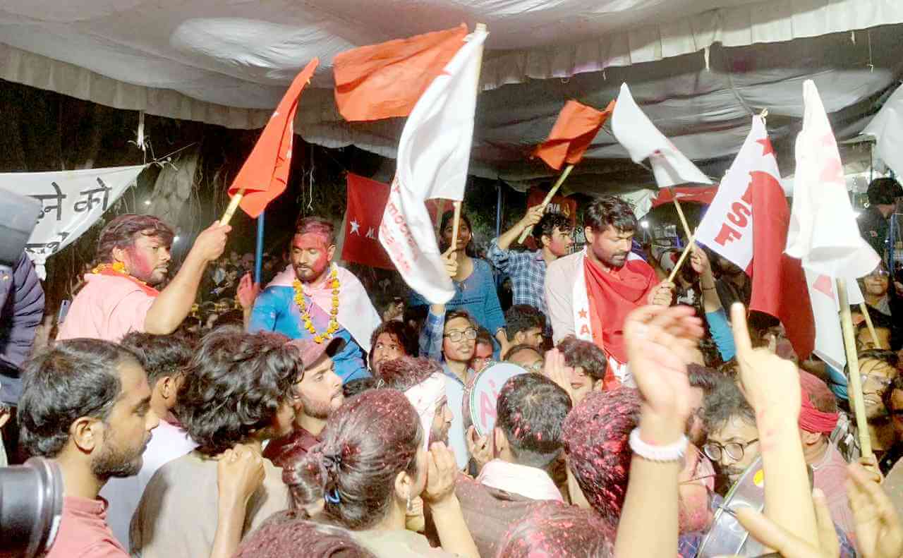 Red Wave in JNU Students Elections, Students Cast Decisive Mandate 