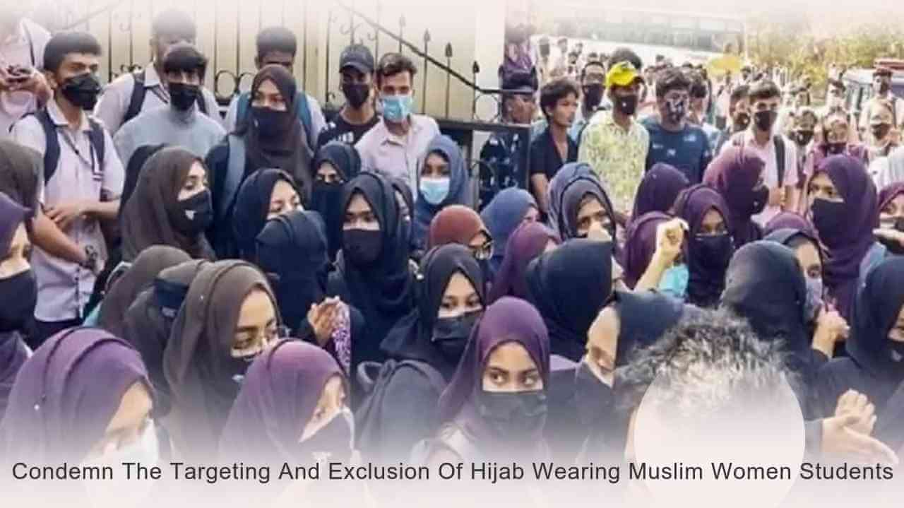 Condemn The TargetingOf Hijab Wearing Muslim Students