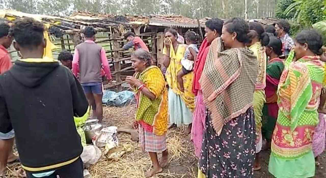 Adivasi Homes Burnt Down on the Eve of 75th Independence Day