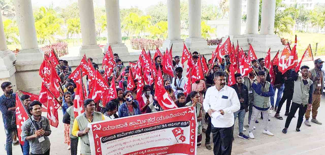 Yazaki India assures to take terminated workers back after protests by AICCTU