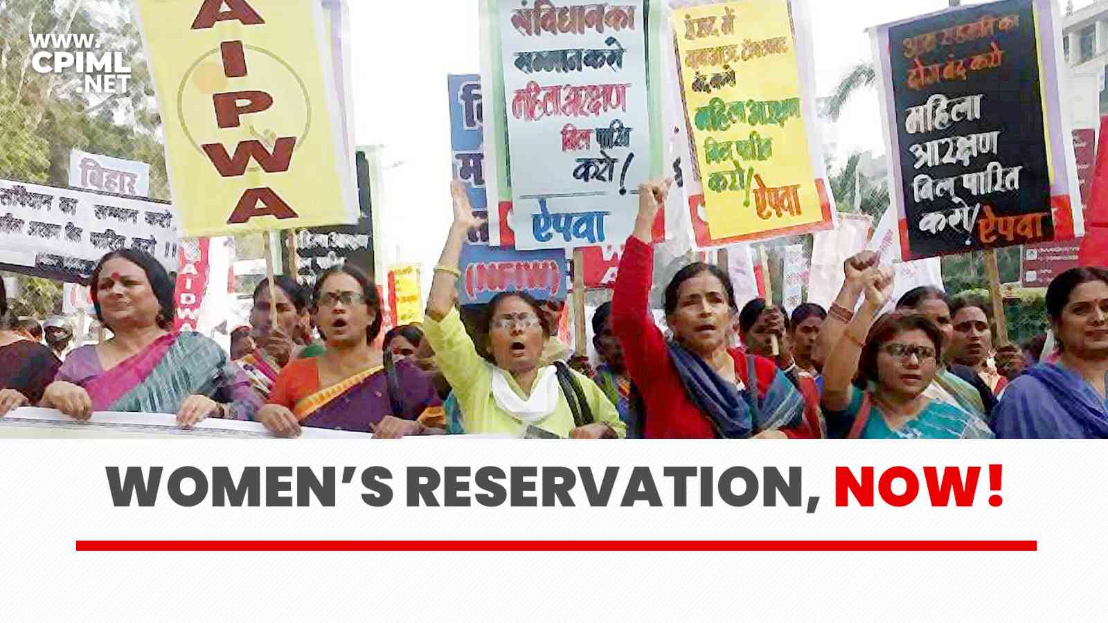 Implementing Women’s Reservation Immediately
