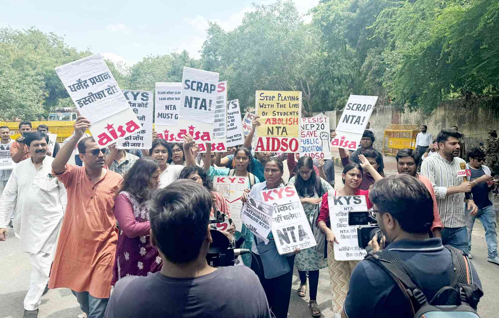 massive protest at Jantar Mantar!