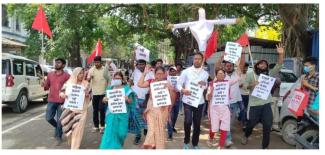Patna protest GNM Student nurses
